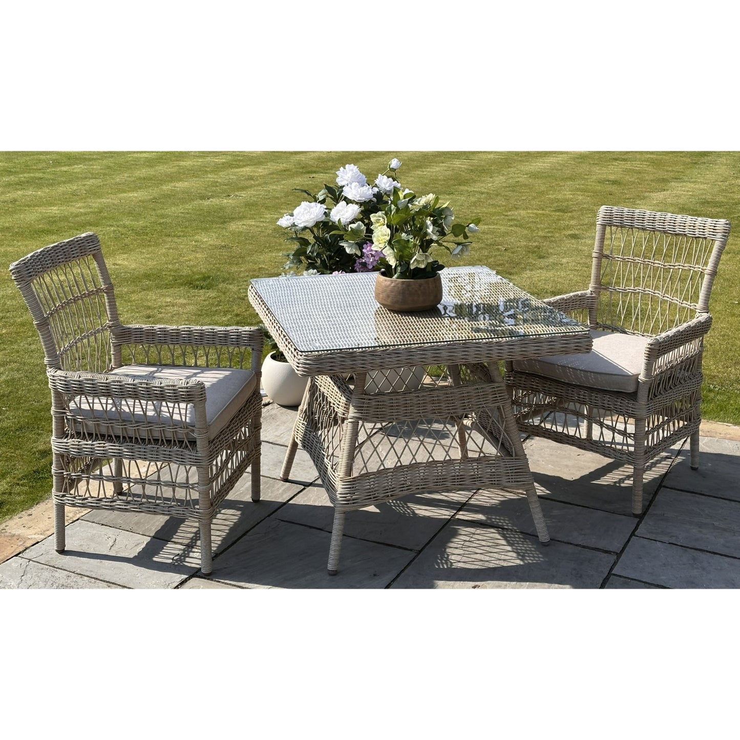 Provence Collection Outdoor 4 Seater Dining Set - Our Garden Space