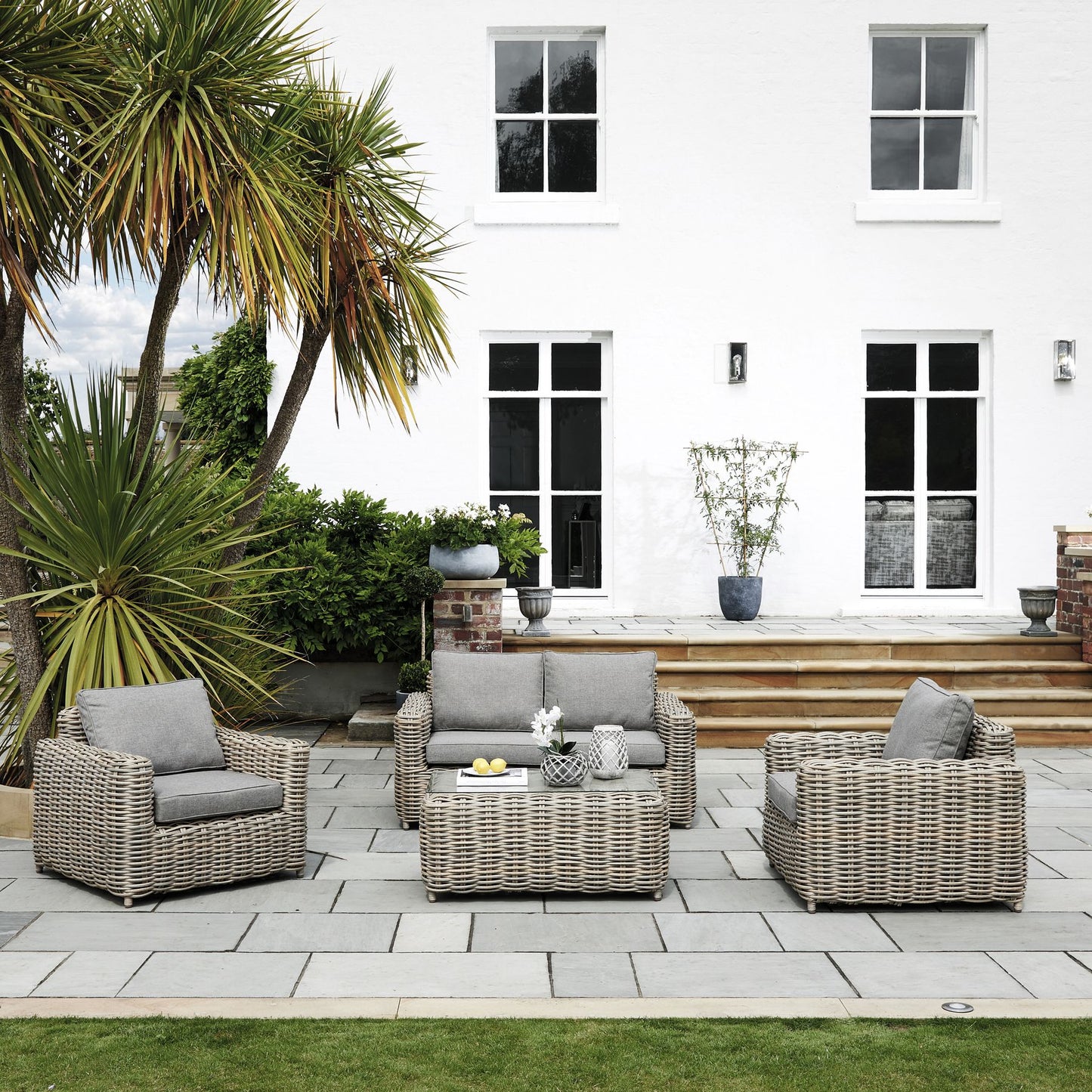 Amalfi Collection Outdoor Four Seater Set - Our Garden Space