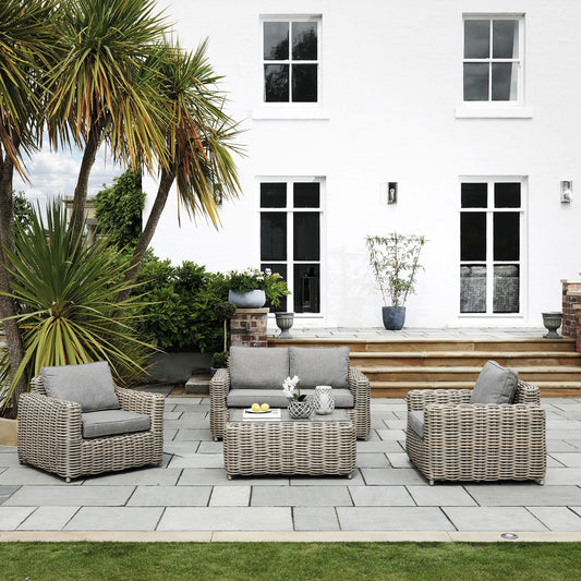 Amalfi Collection Outdoor Four Seater Set - Our Garden Space