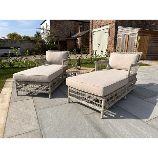 Provence Collection Outdoor Sun Lounger Set - Our Garden Space