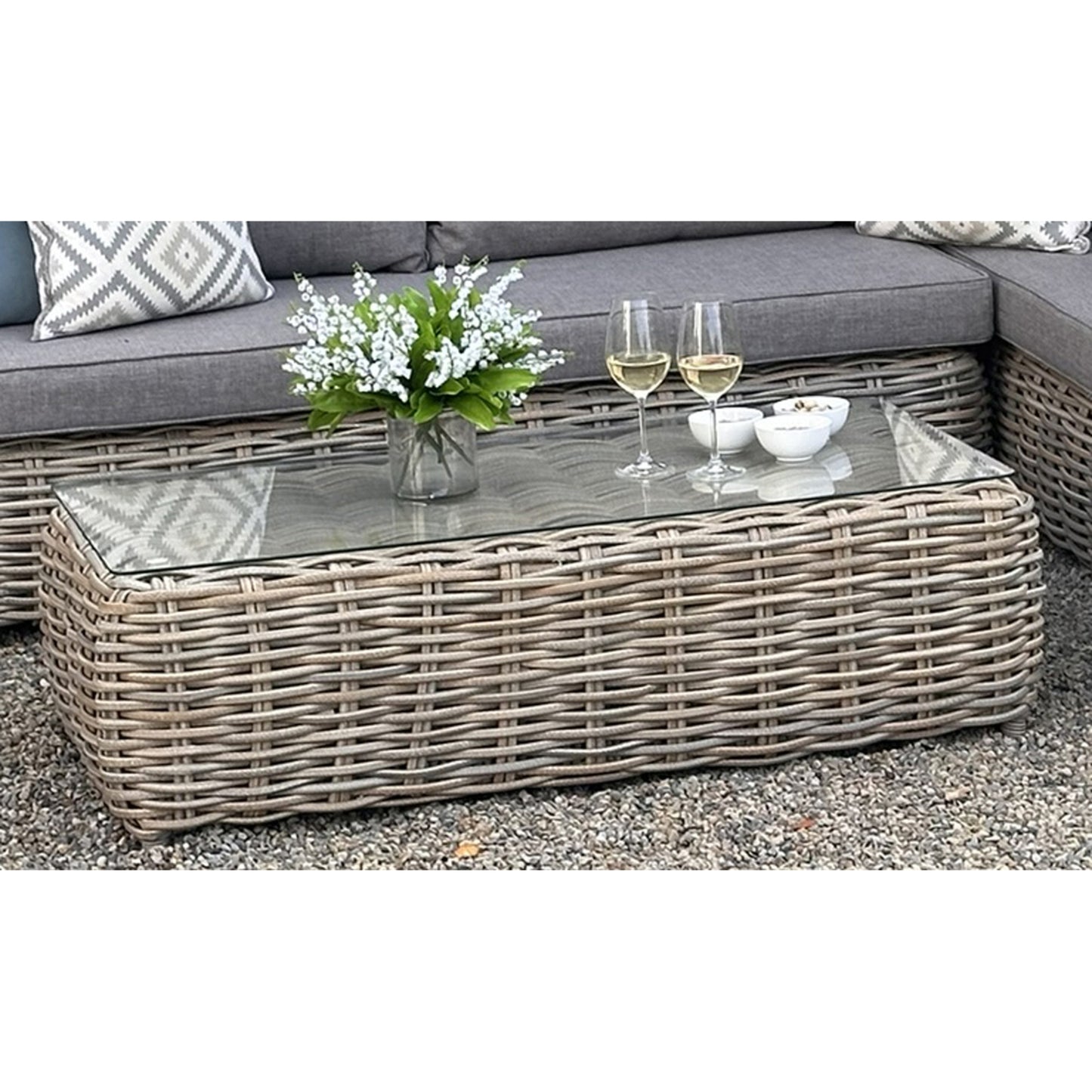 Amalfi Collection Outdoor Large Corner Set - Our Garden Space