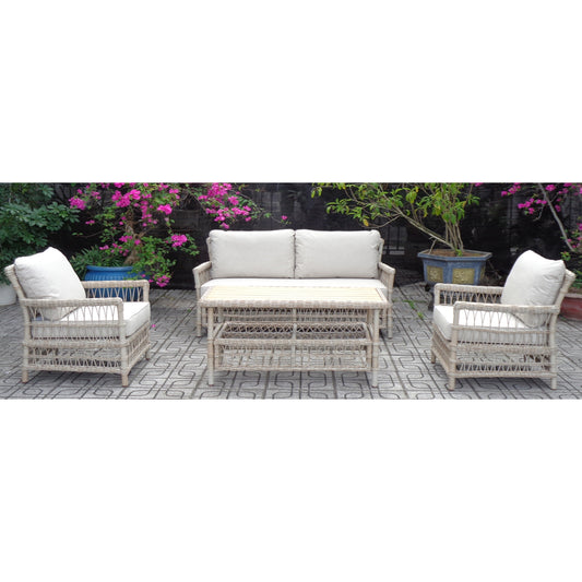 Provence Collection Outdoor 4 Seater Lounge Set - Our Garden Space