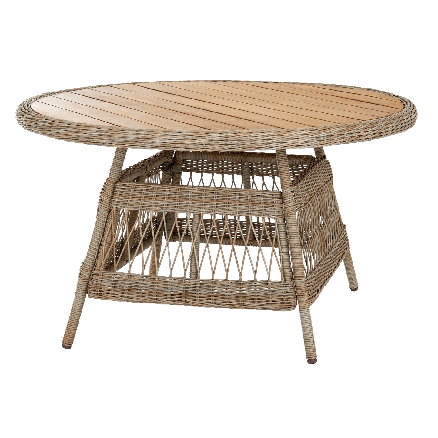 Provence Collection Outdoor 4 Seater Round Dining Set - Our Garden Space