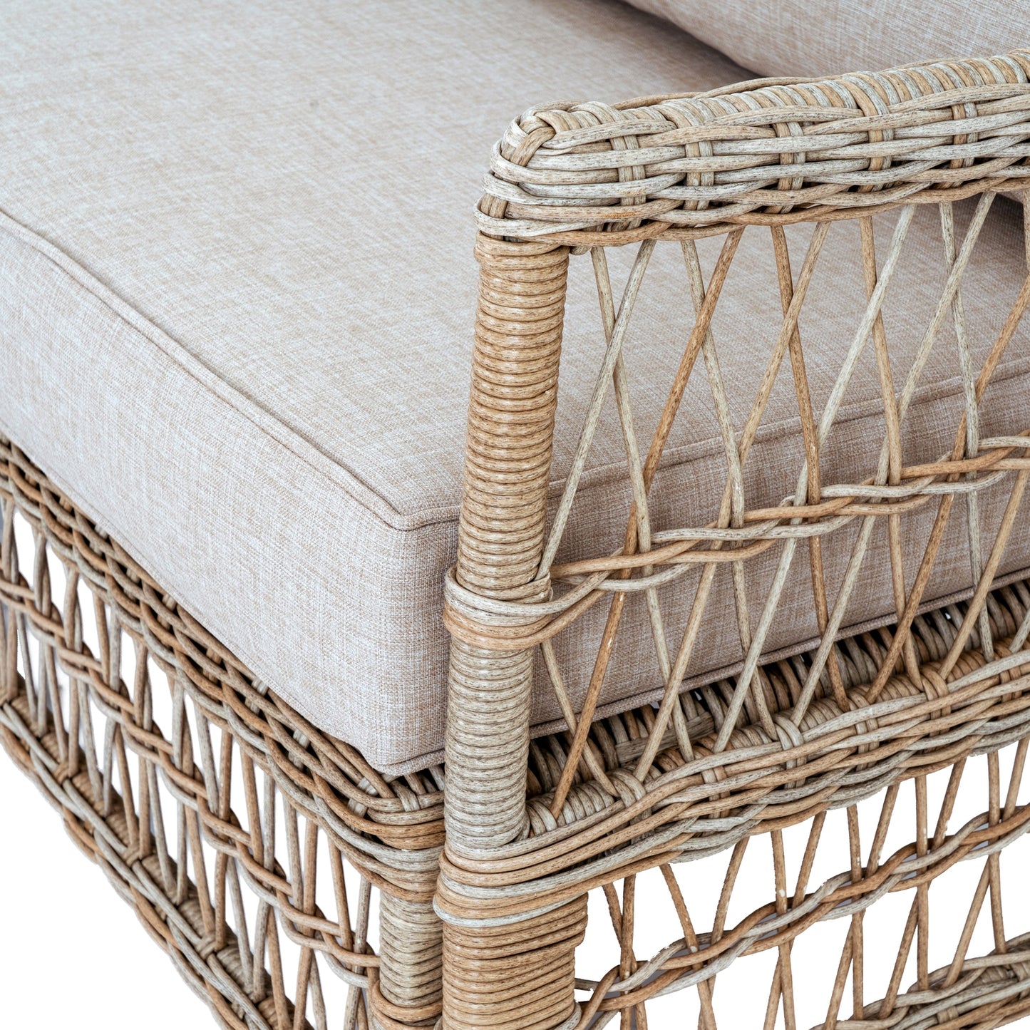 Provence Collection Outdoor 4 Seater Round Dining Set - Our Garden Space