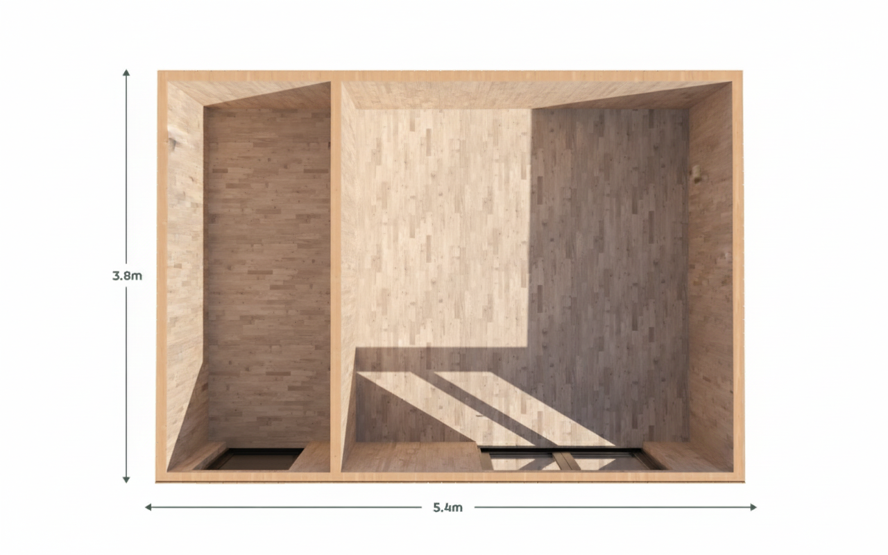 DIY Insulated Garden Room 5.4m x 3.8m Cedar - Our Garden Space