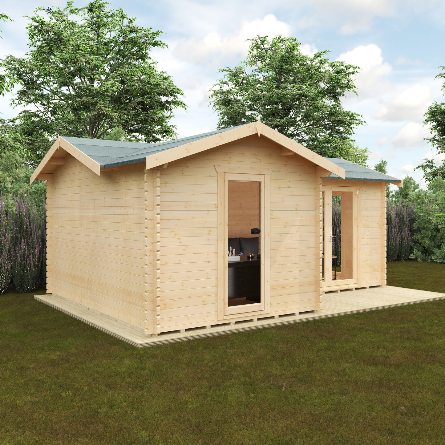 The L-Shaped Cabin - Our Garden Space