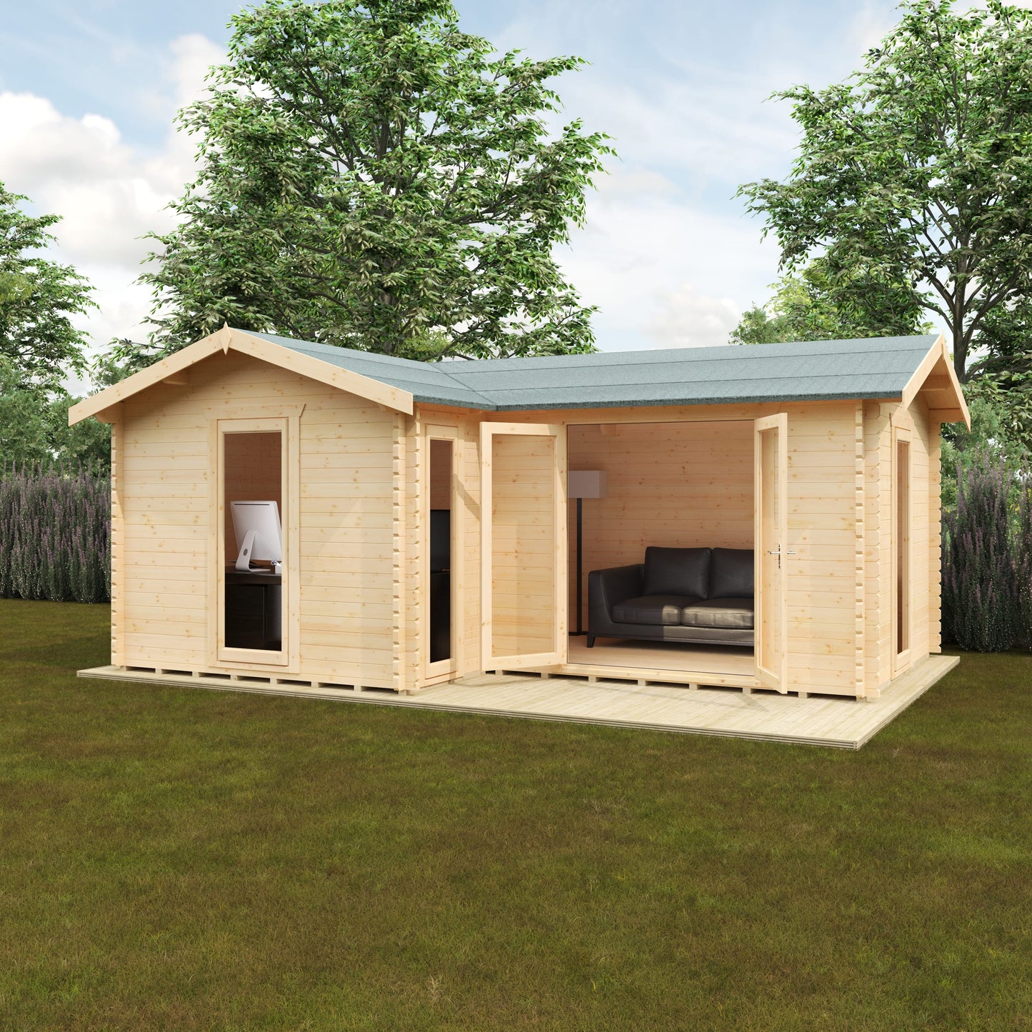 The L-Shaped Cabin - Our Garden Space