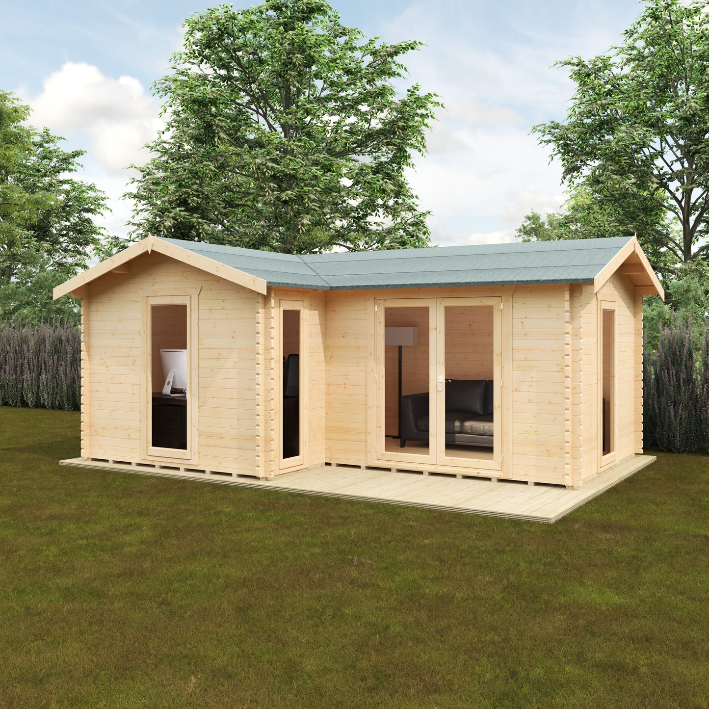 The L-Shaped Cabin - Our Garden Space