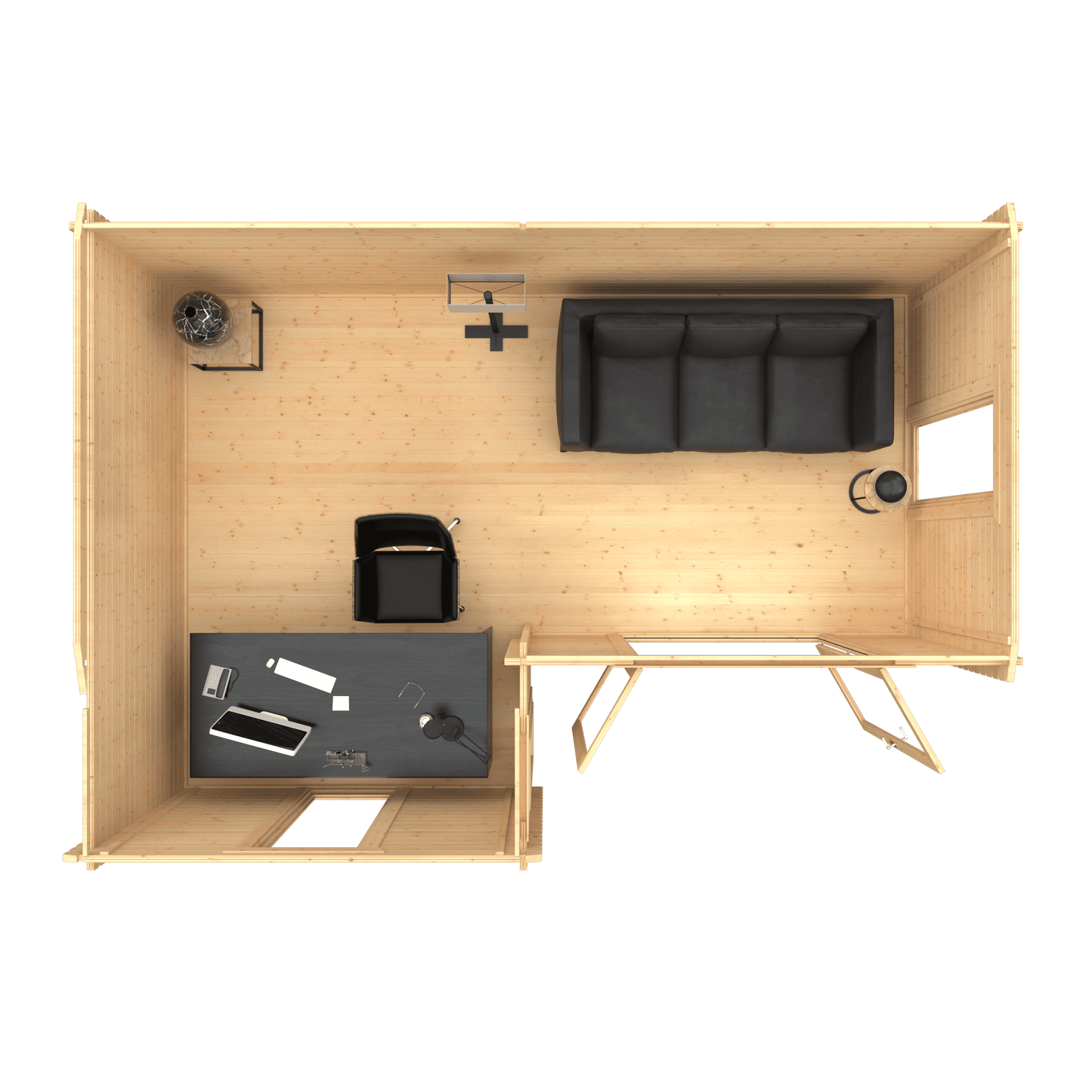 The L-Shaped Cabin - Our Garden Space