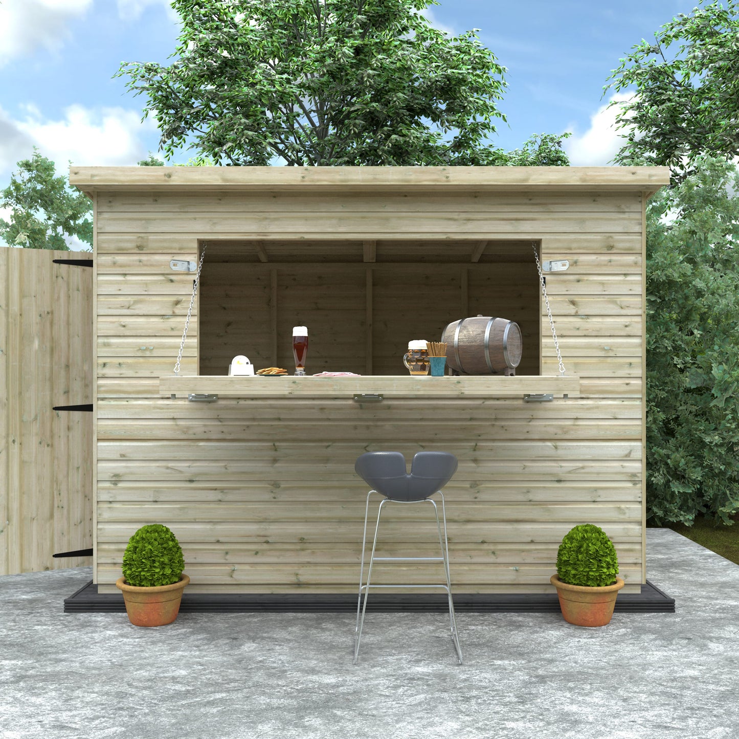 The Hideaway Bar Shed - Our Garden Space
