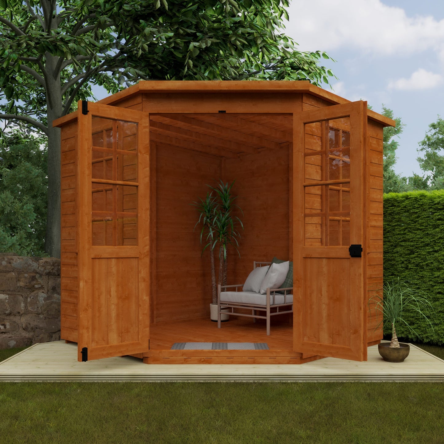 The Corner Pent - Our Garden Space