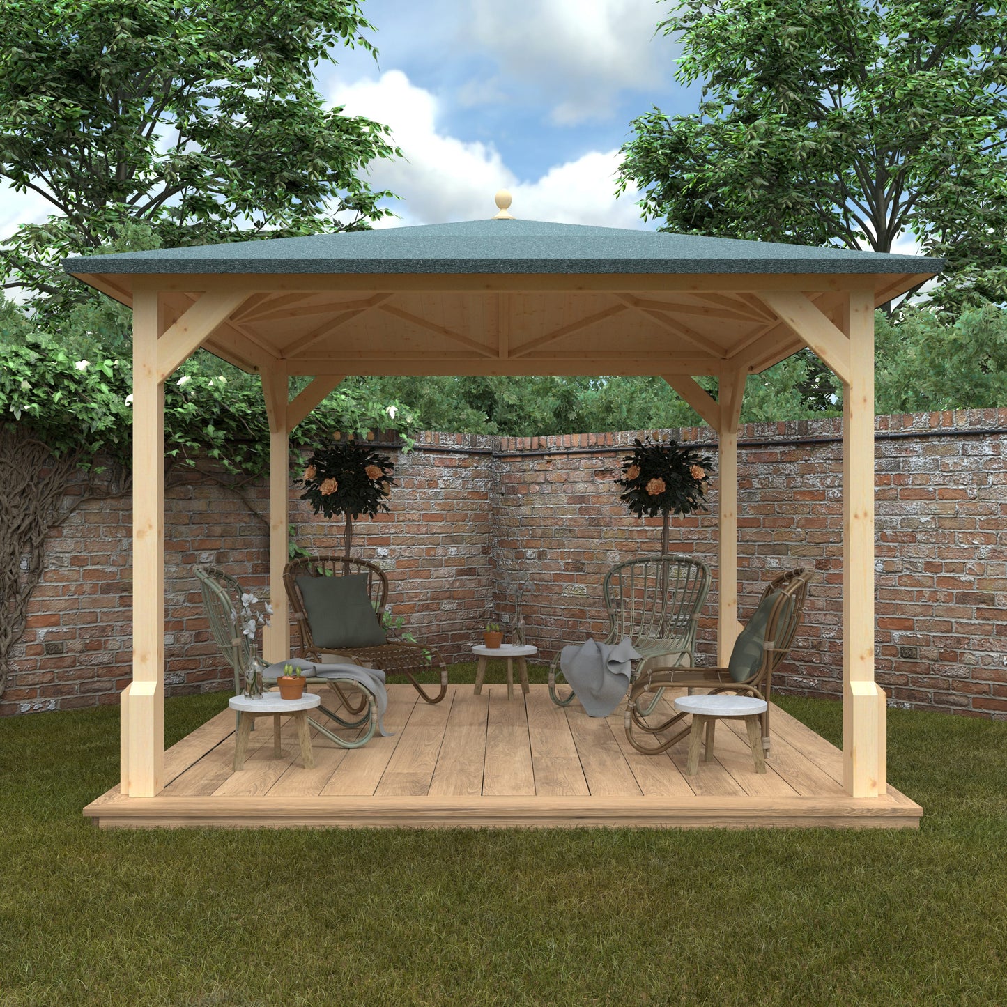 The Roofed Pergola - Our Garden Space