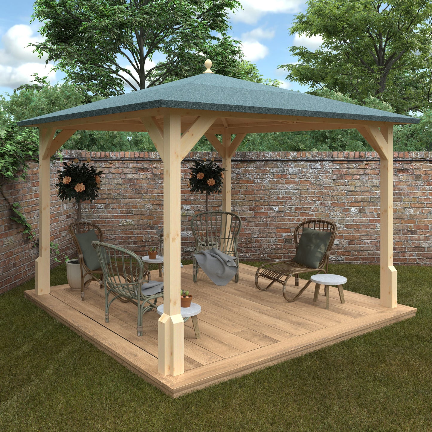 The Roofed Pergola - Our Garden Space